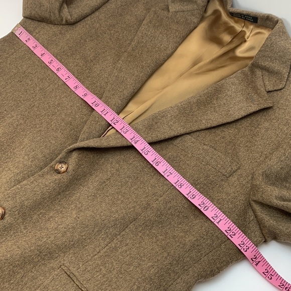 Stafford Executive 100% Camel Hair Sport Coat Blazer Jacket Size 44R - Picture 11 of 16